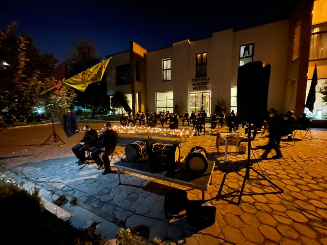 مراسم شام غریبان در اردوی تیم ملی بانوان برگزار شد