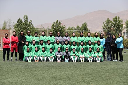 گزارش تصویری از تمرینات تیم ملی فوتبال بانوان