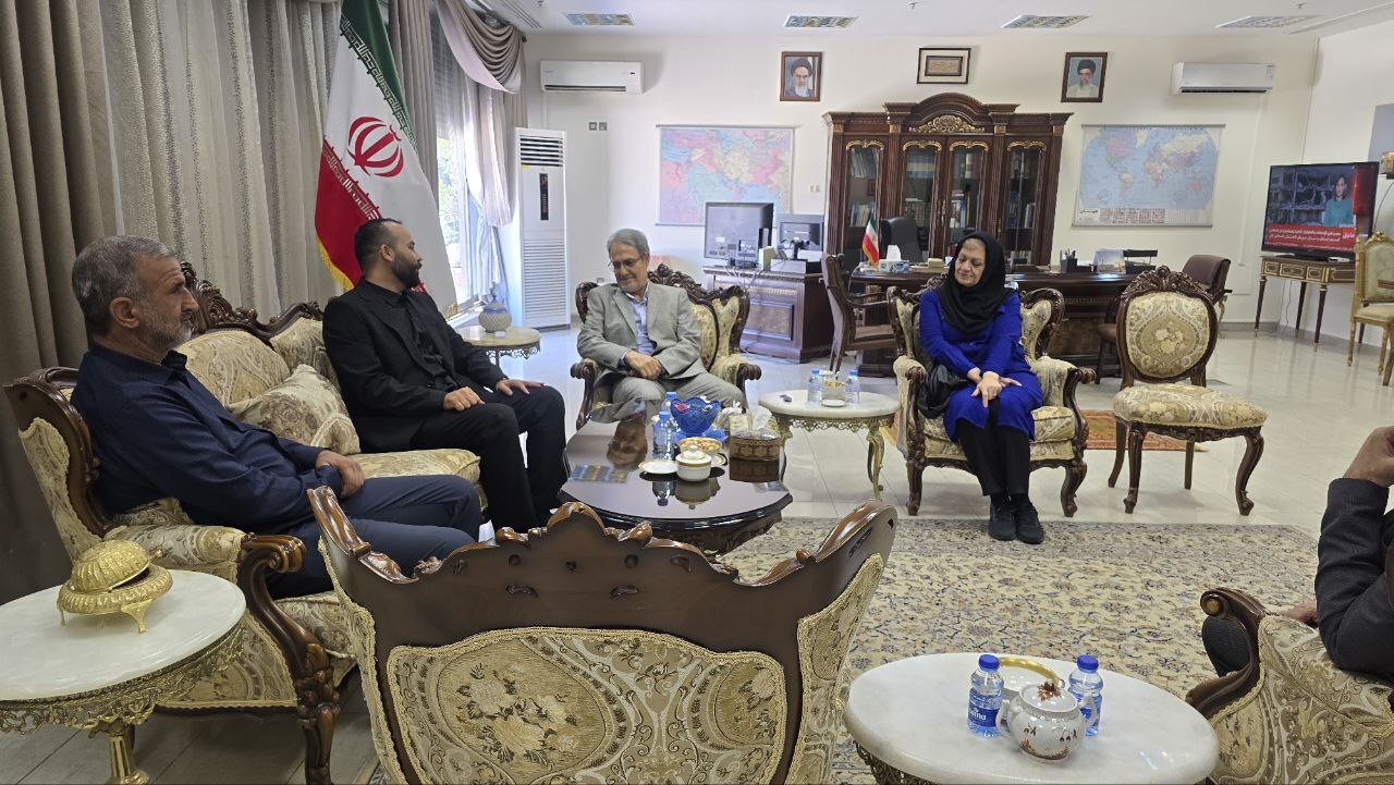 دیدار سفیر جمهوری اسلامی ایران در اردن با نایب رئیس بانوان و عضو هیأت رئیسه فدراسیون
