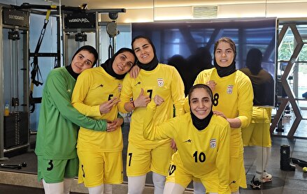 تمرین ریکاوری ملی پوشان در سالن جیم