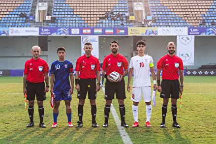 گزارش تصویری از دیدار تیم‌های ملی نوجوانان ایران و چین تایپه