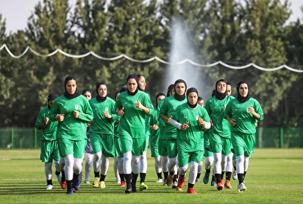 گزارش تصویری از تمرینات تیم ملی فوتبال بانوان